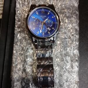 Oruss 1853 Blue Dial Stainless Steel Watch | 46mm